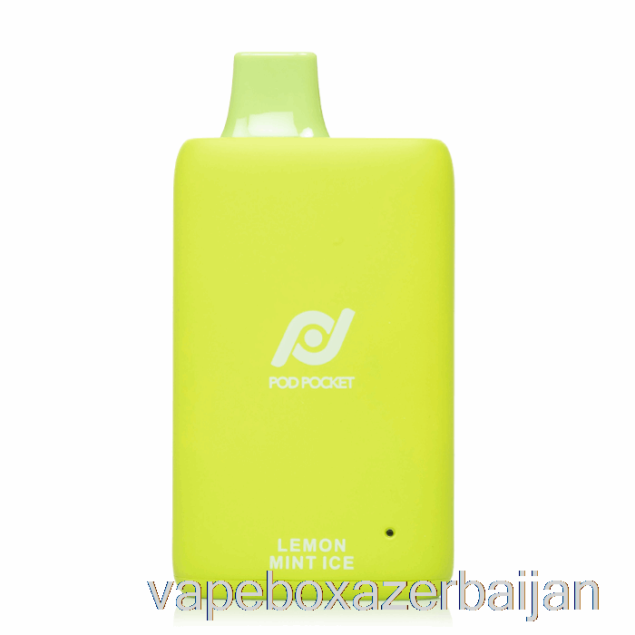 E-Juice Vape Pod Pocket 7500 Disposable Lemon Mint Ice